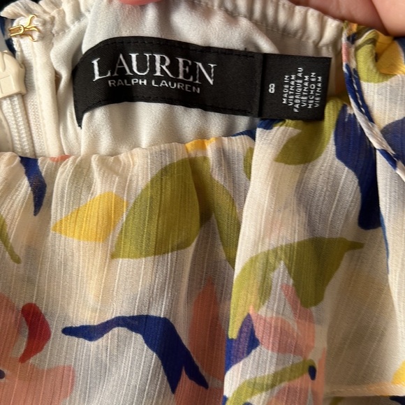 Lauren Ralph Lauren Floral Off-Shoulder Maxi Dress - Picture 10 of 16